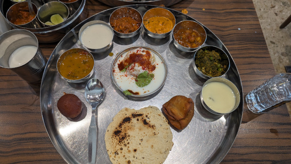 A Gujarati thali.